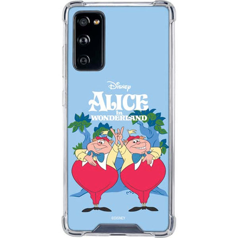 Disney Alice in Wonderland Tweedle Dee and Tweedle Dum Galaxy S20 FE Clear Case